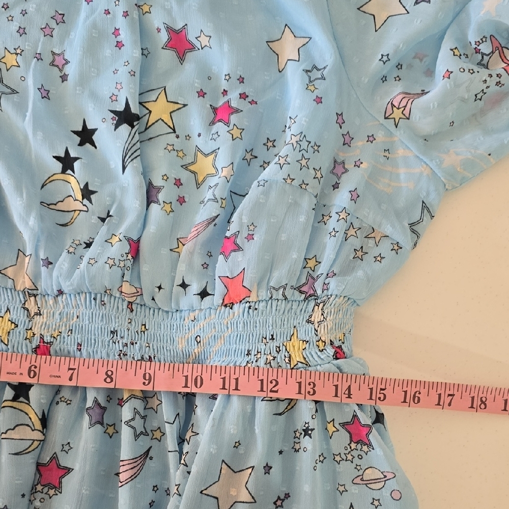 Torrid Light Blue Ruffled Dress - Picture 8 of 11